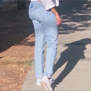 Levis 501 cropped jeans